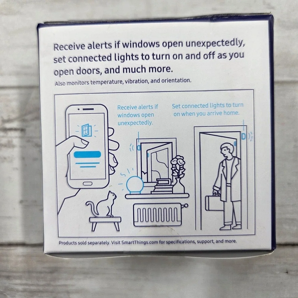 Samsung SmartThings Multipurpose Sensor White IM6001-MPP Door Window Alert